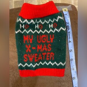 Festive Christmas Dog Sweater